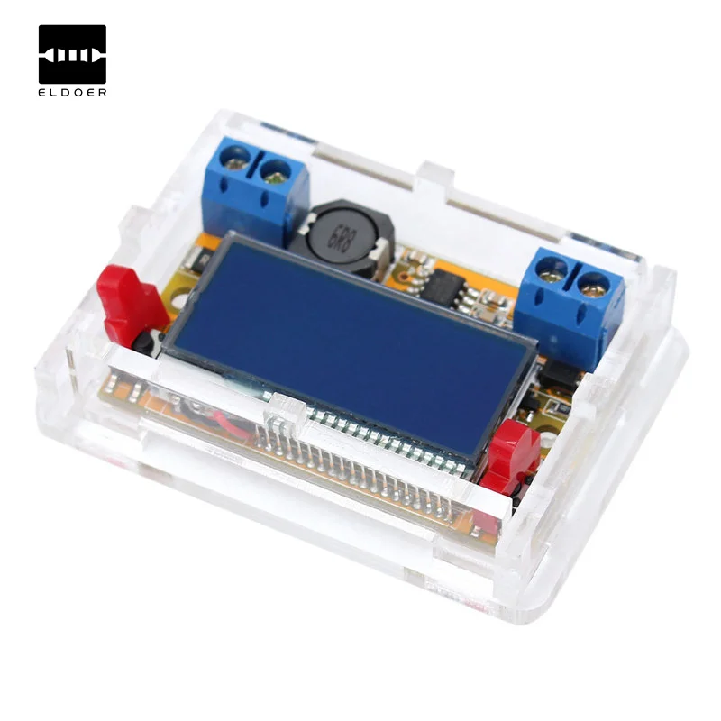 

Hot Sale DC-DC Adjustable Step-down Power Supply Module Voltage Current LCD Display Shell 62 x 44 x 18 mm Electric Components