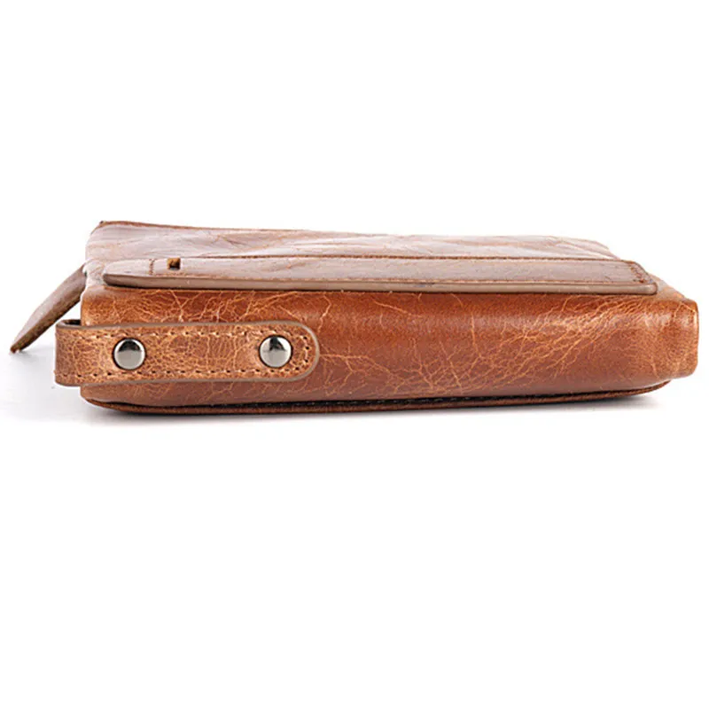 Мужские кошельки из натуральной коровьей кожи в деловом стиле|leather men's wallet|genuine