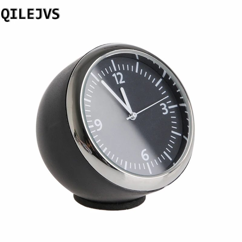 

QILEJVS New Car Mini Quartz Watch Watch Pointer Digital Clock Decoration Auto Supplies