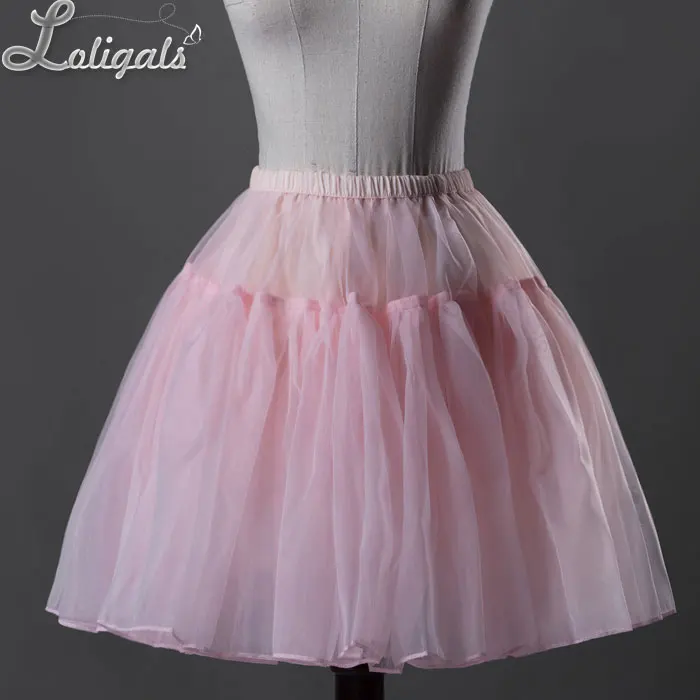 Daily Casual Slip Skirt Sweet Short Organza Petticoat by Classical Puppets