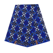 Mylb полиэстер воск печатает ткань воск высокого качества 6 ярдов африканская ткань для вечерние платья