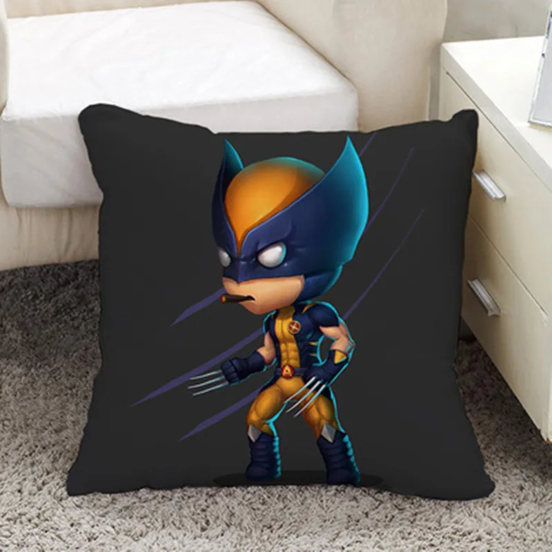 س طبعة الهيكل الخلفي وسادة مقعد الكرتون الكابتن أمريكا مكتب غطاء وسادة خصر أريكة سيارة ديكور الإبداعية غرفة المعيشة هدية M857