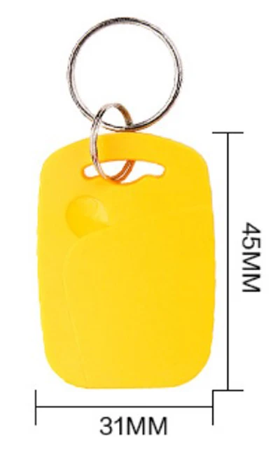 HSY 100 шт. ISO14443A Keytag HF 13,56 МГц брелок FM1108 Совместимость S50 СЧ 1к ключ для домофона брелок для ключей