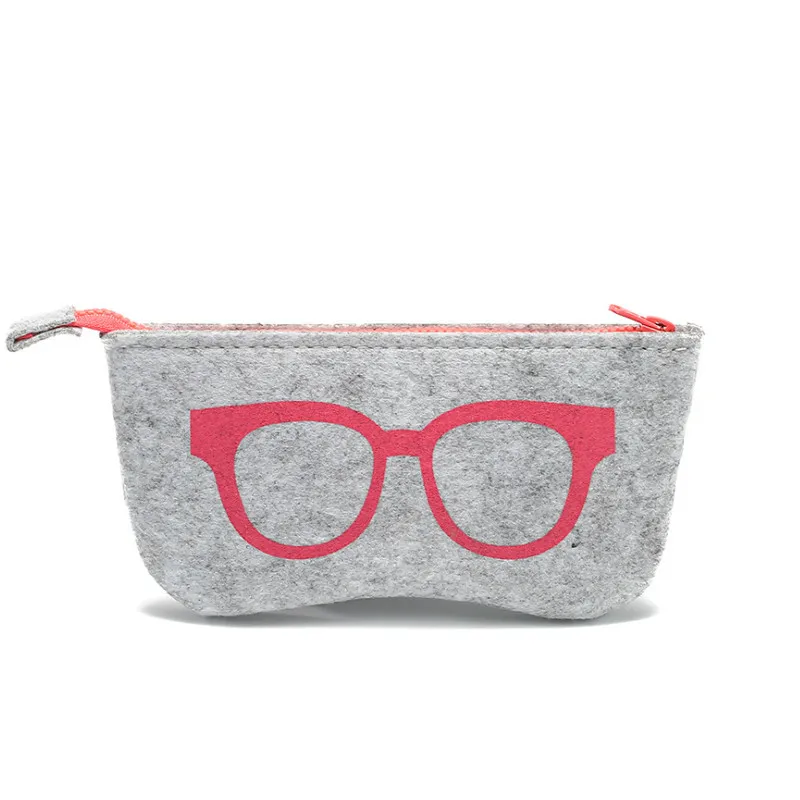 

Top-grade Felt Cloth Sunglasses Boxes Women High Quality Luxury Fabric Glasses Case Eyeglasses Box Eyewear Accessories