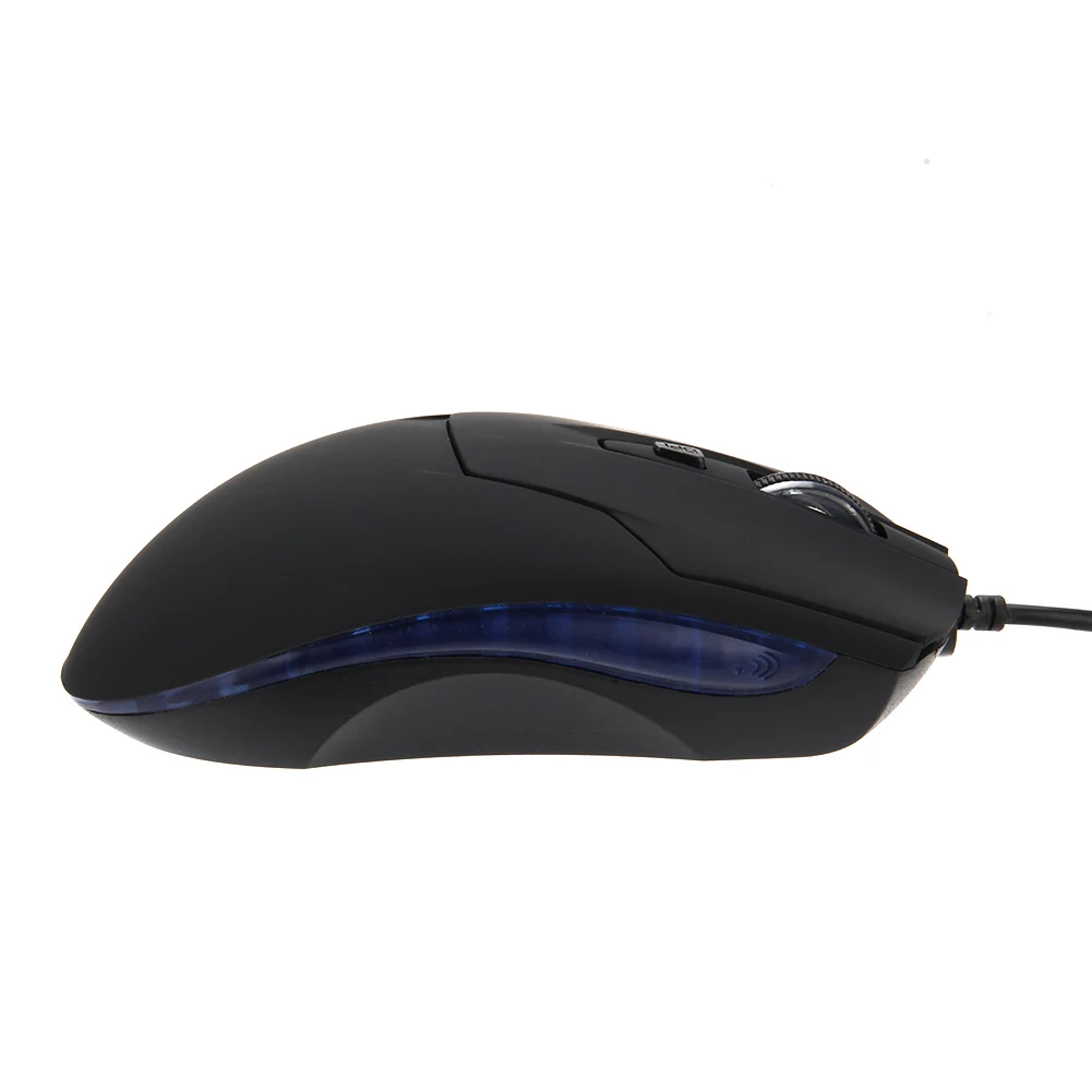 Black 6 Buttons 2400DPI Adjustable USB Wired Optical Gaming Mouse for Desktop PC Laptops - 1 6 Buttons 2400DPI Adjustable USB Wired Optical Gaming Mouse for Desktop Keyboards /& Mouse Mouse -