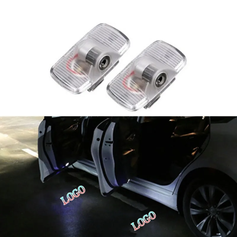 

2pcs Door Logos For NISSAN Murano SYLPHY X-Trail Old Teana J31 Car door Light Ghost Shadow Welcome Light Projectors