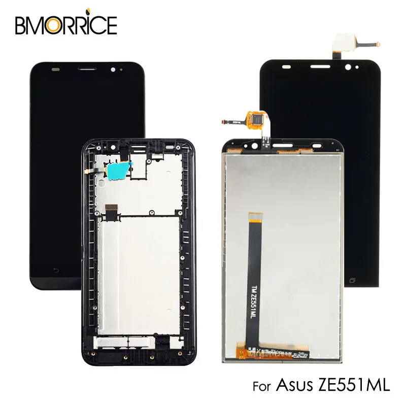 

For Asus Zenfone 2 ZE551ML Z00A Z00AD Z00ADB LCD Display Touch Screen Digitizer Full Assembly with Frame Black