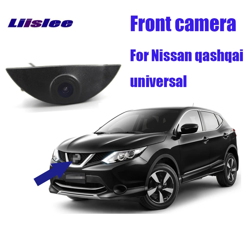 

LiisLee For Nissan qashqai univeral Car Special Front HD Camera Car front camera Waterproof Night vision CCD