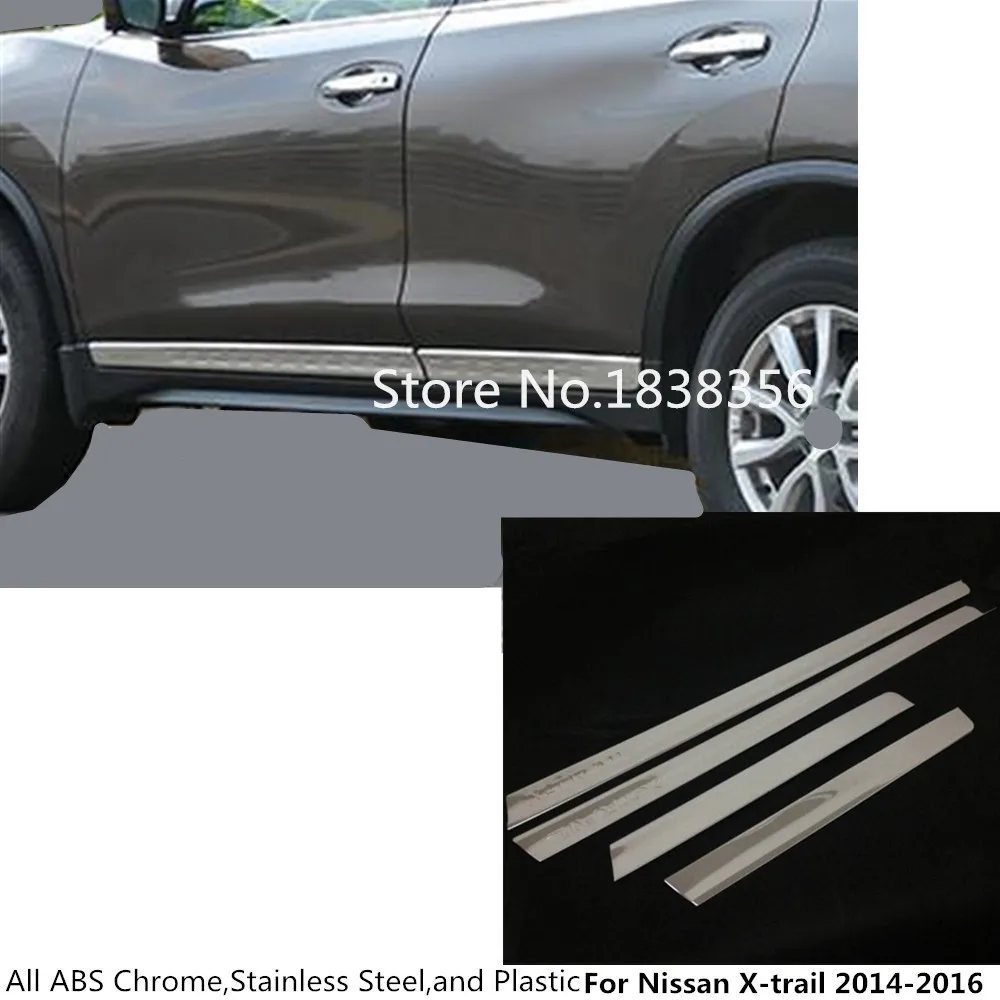 Stainless Steel Window Pillar Posts Trim 6pcs for Nissan Rogue X-Trail 2014-2018