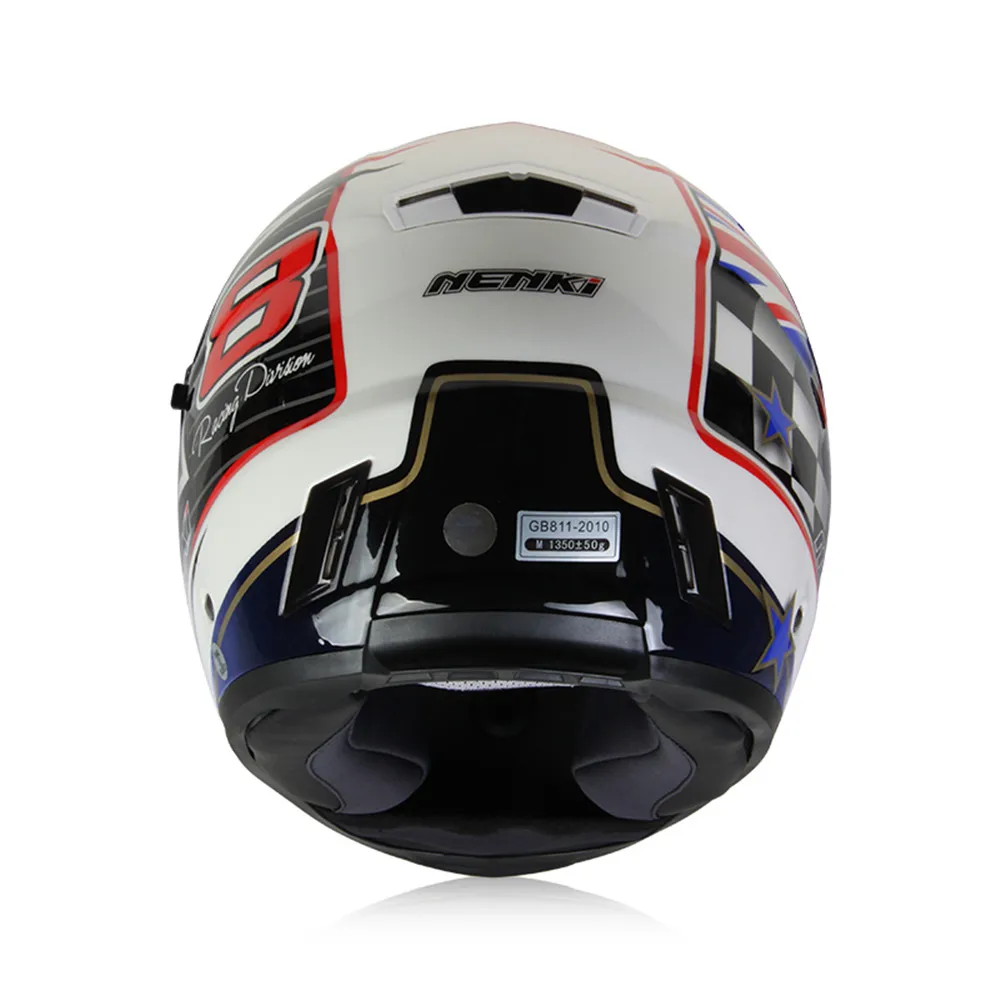 NENKI Стекловолоконный мотоциклетный шлем с полным лицом Moto 856A Capacetes Motociclismo Cascos Para Moto Casque Motosiklet Kask шлемы