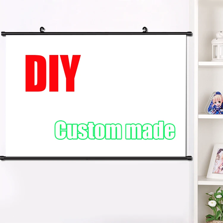 

Your Picture Favorite Photo DIY custom made Anime Wall Scroll Poster Manga Wall Hanging Poster Fashion Home Decoration 40*60cm