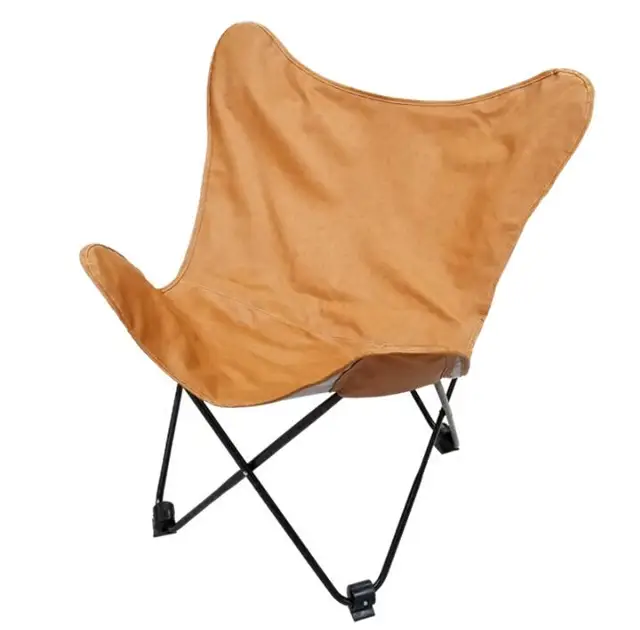 Portable Folding Erfly Chair Upholstery Browon Pu Leather Living Portable Folding Erfly Chair Upholstery Browon Pu Leather Living Room Furniture Lightweight Foldable Leisure Accent