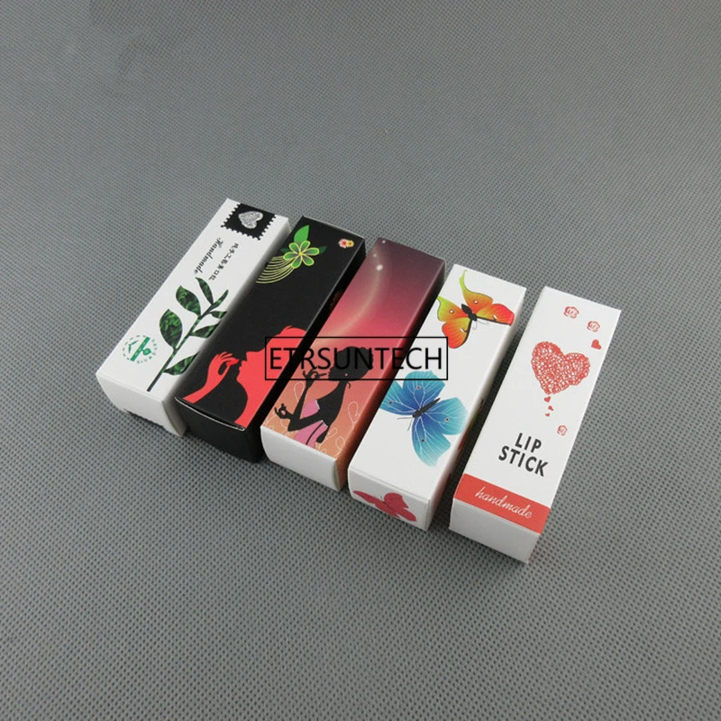 

1000pcs lipstick paper box Small kraft paper cardboard box Lipstick Cosmetic Perfume Bottle Essential Oil Packaging Box F2275