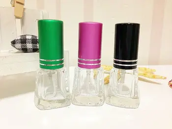 

5ml Clear Glass Perfume Bottle Refillable Empty Scented Bottle Atomizer Pump Sprayer Makeup Containers 10pcs/lot DC862