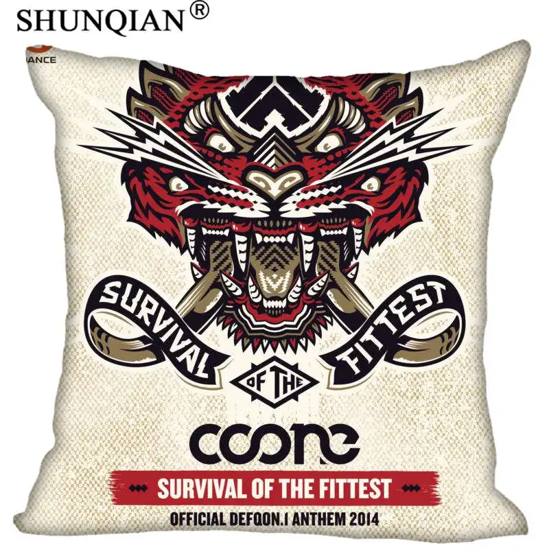

New Arrive Custom defqon 1 Pillowcase 40x40cm 45x45cm 60x60cm more size double sides print Home Hot Pillow Cases