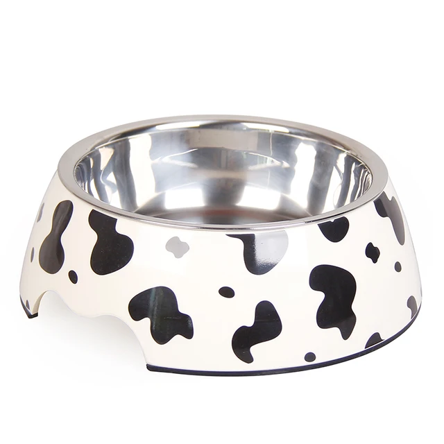 Pet Products High Quality Melamine Dog Bowls Stainless Steel Cat Food