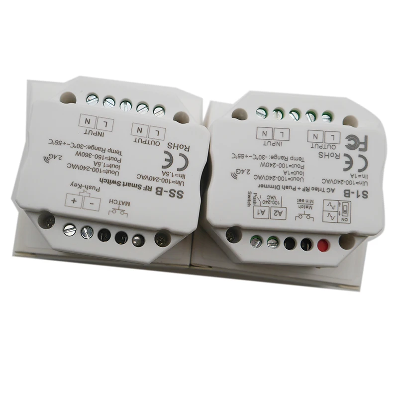 SS-B RF Smart Switch output 100-240VAC 1.5A 150W~ 360W RF smart switch с релейным выходом led контроллер AC110V 220V