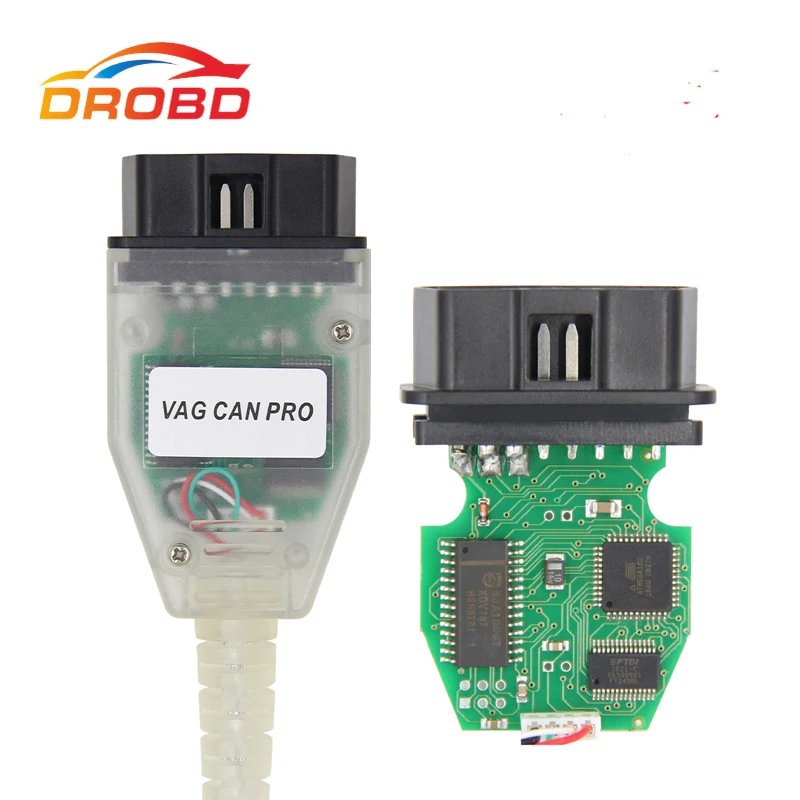 VAG CAN PRO V5.5.1 с FTDI FT245RL чип VCP OBD2 сканер Диагностический USB интерфейс Поддержка Can Bus UDS K Line работает для AUDI/VW