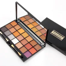 21 Цвет Тени для век дымчатый цвет палитра пудра профессиональная палитра для макияжа продукт Дымчатая Косметика с 2 щетками