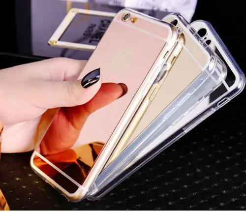 

Soft Mirror View Case for IPhone X 8 5 5s Se 6 6S 7 Galaxy S4 S5 S6 S7 Edge S8 Plus Note 3 4 5 8 A3 A5 A7 Luxury Thin Cover Case