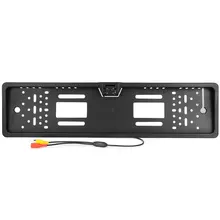 2018 New Arrival 170 European Car License Plate Frame Auto Reverse Rear View Backup Camera 4 LED Universal CCD Night Vision