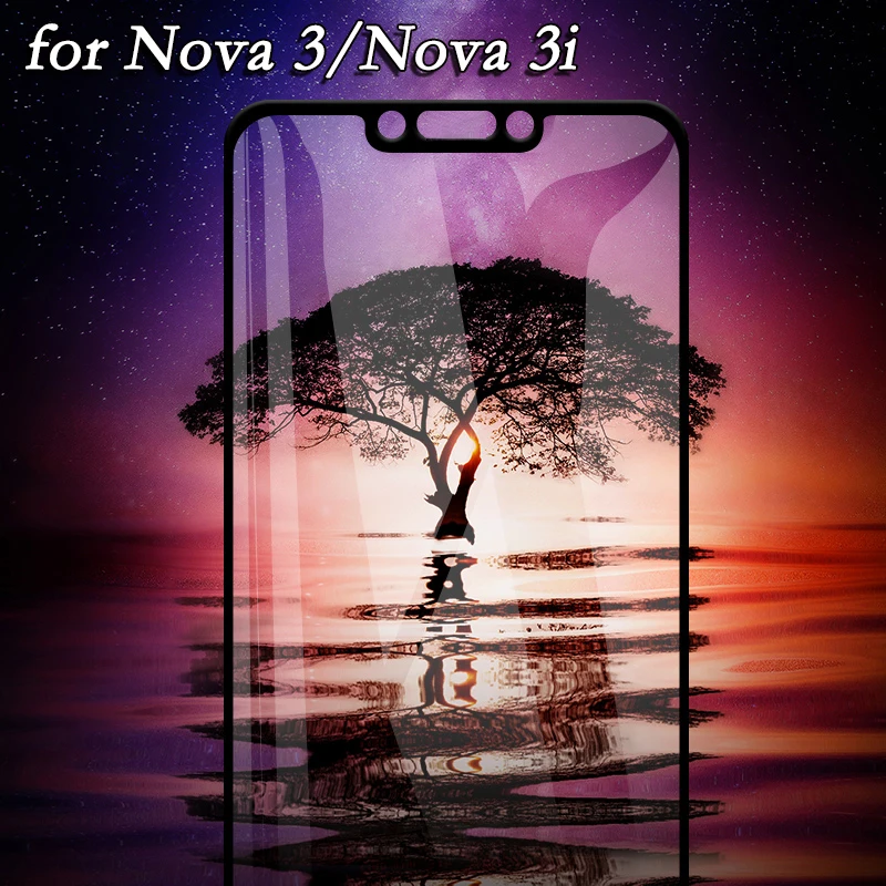 Закаленное стекло 5D для Huawei Nova 3 Защита экрана P8 Lite 2017 P10 Mate 10 P20 Pro Honor 10|Защитные