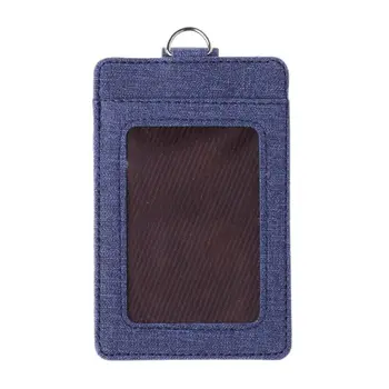 

Fashion Unisex ID Window Card Holder Office Bus Cards Case Badge Accessories