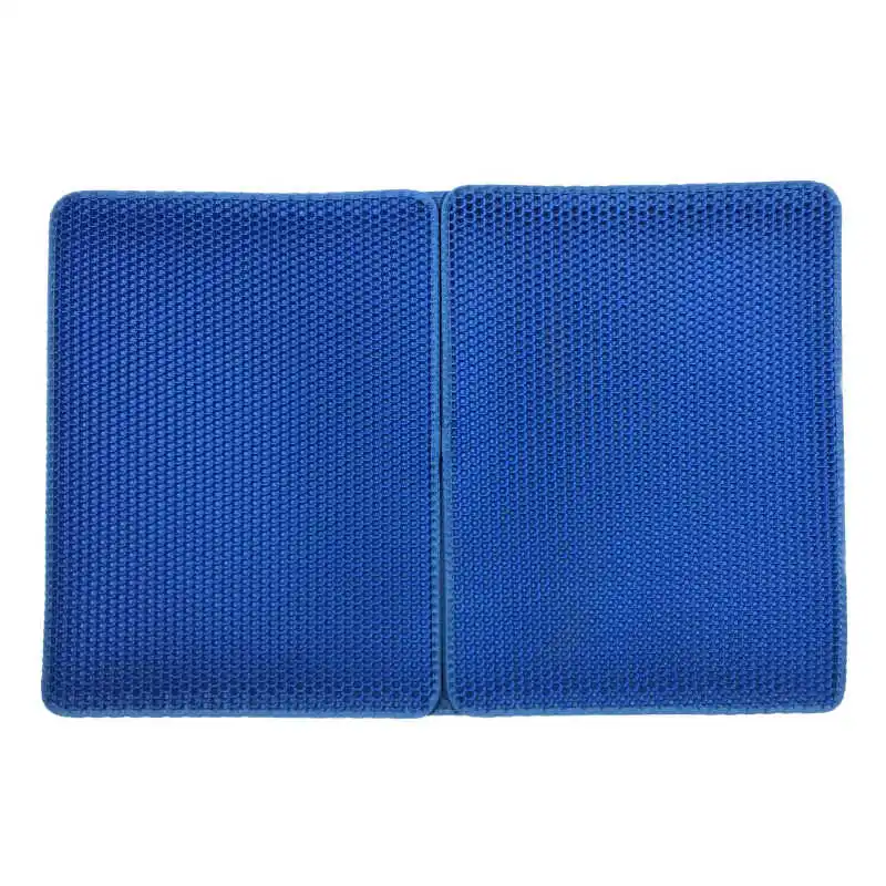DL EVA Double Weave Folding Cat Litter Pad Non-slip Pet Dogs Cats Bowl Mat Pad Food Water Bottle Feeding Place mat Pet Supplies - Цвет: DL