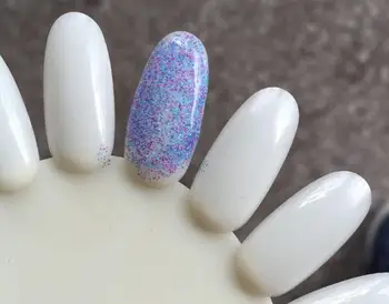 

Blue & Pink Matter Solvent Resistant Glitter Mix Material for DIY Nail Polish Making G406