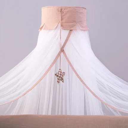 Mewah Baby Bed Kelambu Bulat Dome Biaya Tempat Kasa Nyamuk dengan