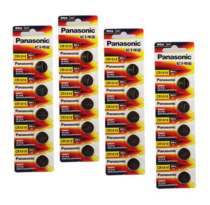 

20x Panasonic CR1616 Button Cell Coin Batteries CR1616 Car Remote Control Electric Alarm 3V Lithium Battery