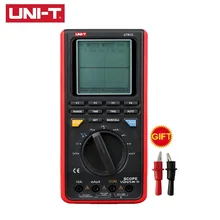 UNI-T UT81B UT81C Handheld Oscilloscope Digital Multimeter Real-Time Sample Rate AC DC Resistance Capacitance Frequency Meter hantek dso1062b digital handheld oscilloscope multimeter 2ch 60mhz 1gsa s sample rate 1m memory depth 6000 counts dmm