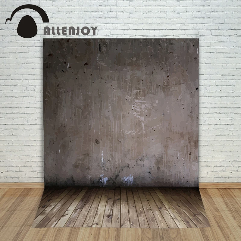 Фотофоны Allenjoy для фотографии, тонкий Виниловый фон с изображением деревянного пола, грязной масляной живописи, ретро фон для фотосъемки с камерой