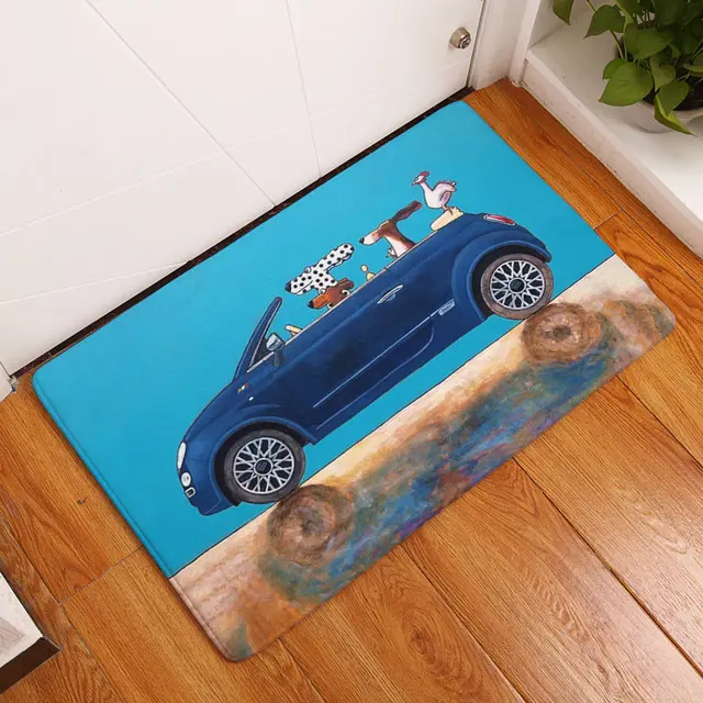 Cartoon Honden & Cars Afdrukken Tapijten Antislip Vloermat Voor ... Cartoon Honden & Cars Afdrukken Tapijten Antislip Vloermat Voor ...