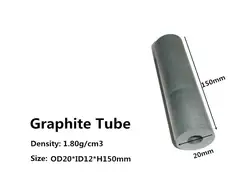 Углерод-графит трубки od20 * h150mm 2 шт. для чувствительность Графитовые Трубки