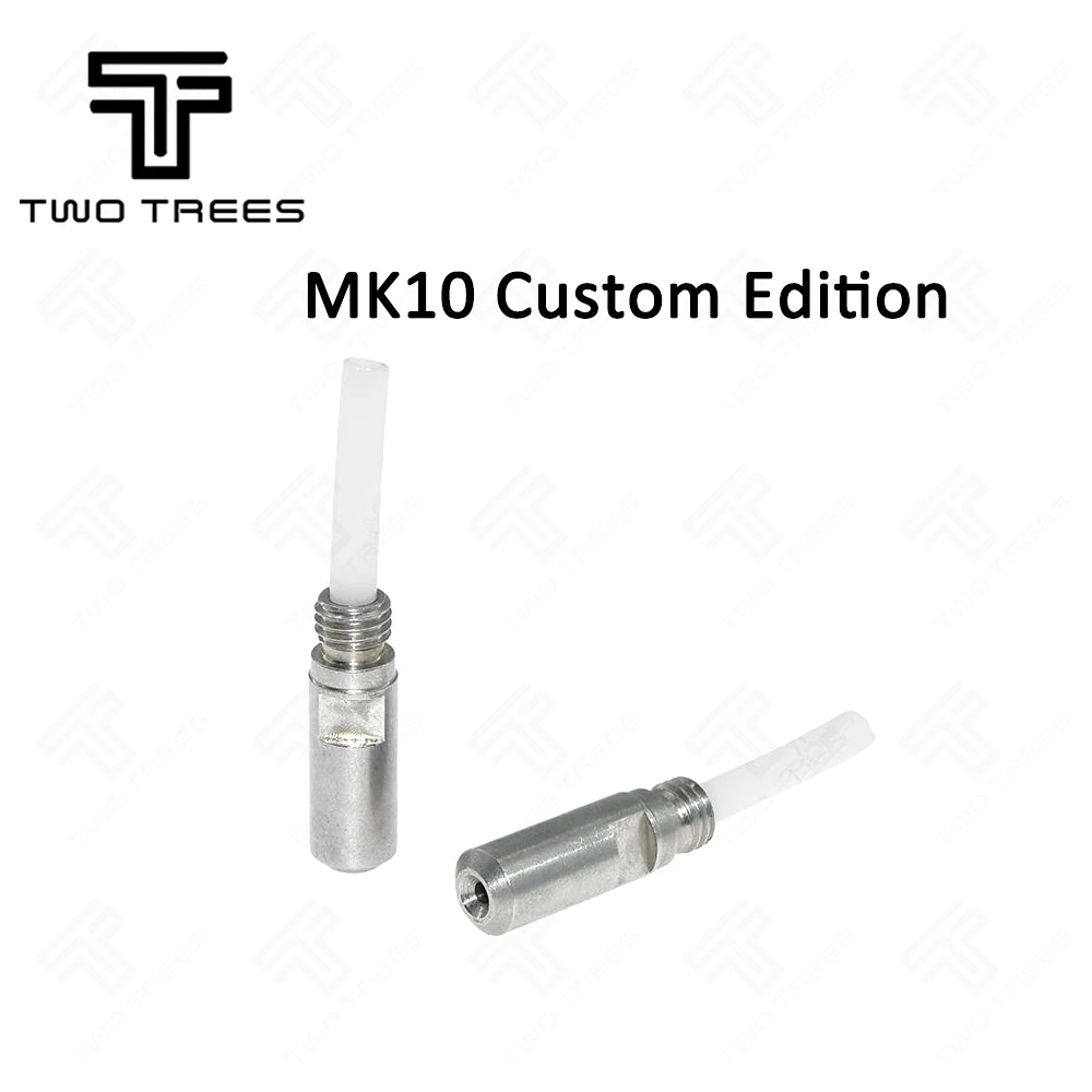 MK10 все металлические Hotend набор сопло из нержавеющей стали и ПТФЭ трубки комплект