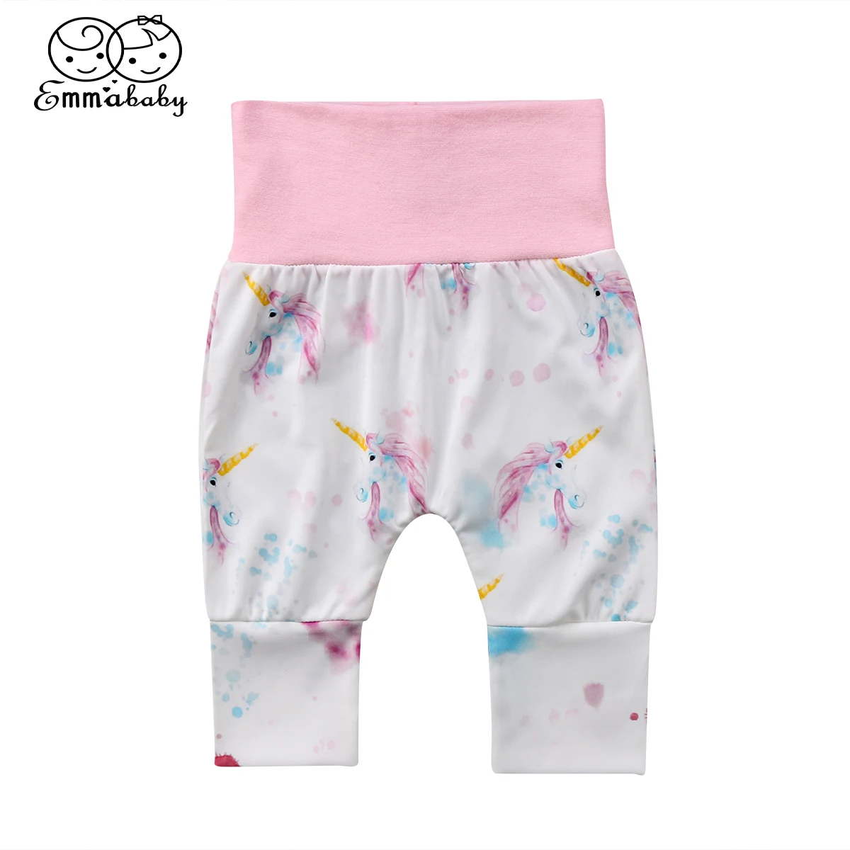 Toddler Baby Boys Girls Unicorn Bottom Harem Pants Elastic Waist Pants