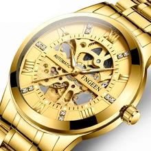 FNGEEN Men Watch Top Brand Luxury Automatic Mechanical Watch Men Full Steel Business Life Waterproof Hollow Sport Watches FNGEEN Men Watch Top Brand Luxury Automatic Mechanical Watch Men Full Steel Business Life Waterproof Hollow Sport Watches