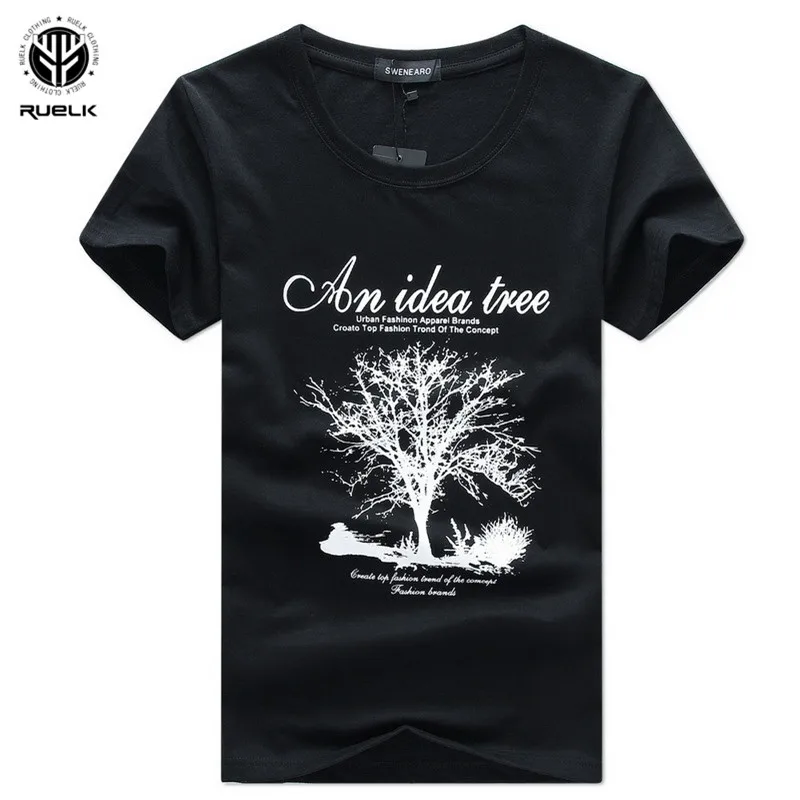 

RUELK Men's T-Shirt New Men's T-Shirts Plus Size S-5XL Summer Short Sleeve Men's T Shirts Men's T Shirts TShirts Homme T-Shir