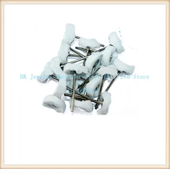 

White cloth wheel Fine polishing ,grinding machine accessories Shank diameter of 2.35 mm yellow cloth wheel