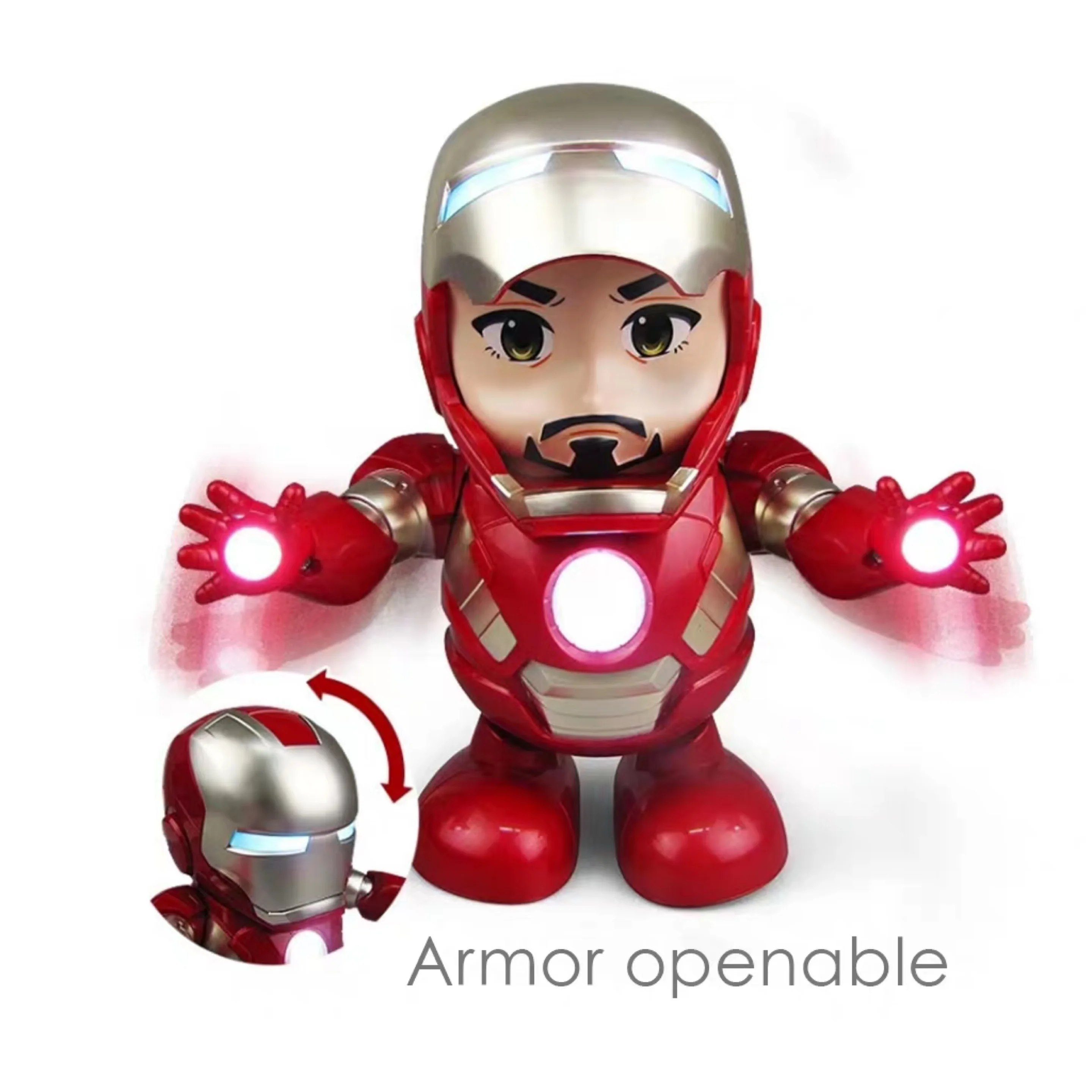 Cantar e dançar homem de ferro figura