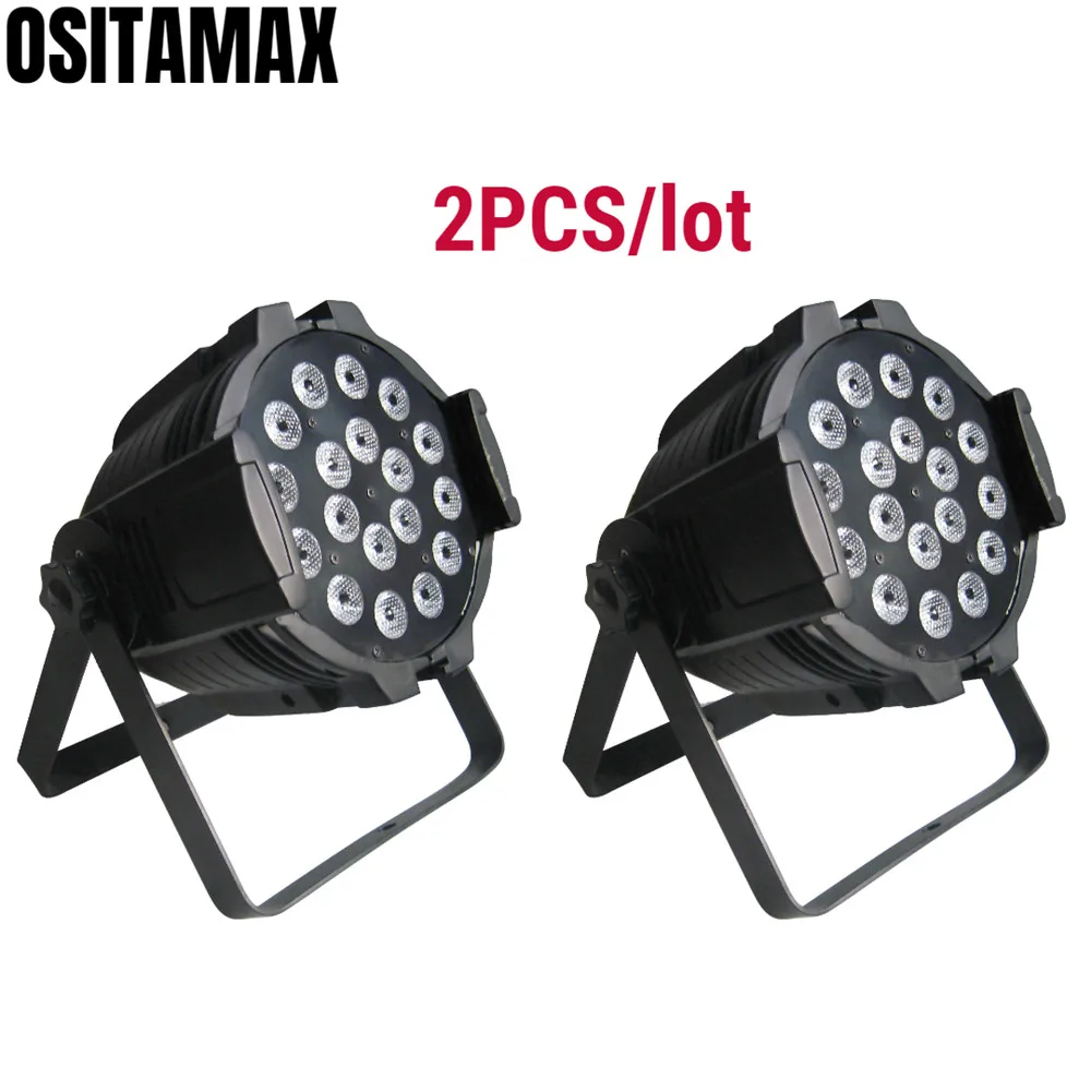 

2PCS/LOT LED 18X10W 4IN1 5IN1 6IN1 LED Par Light DJ Equipment Disco Light Par Can Wash Effect for Nightclub Pub KTV Party