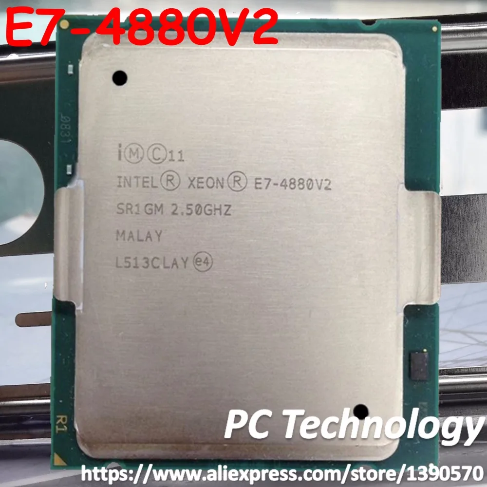 E7-4880V2 Intel XEON SR1GM E7 4880V2 2,50 ГГц 15-Core 37,5 МБ smartcache 130W E7 4880 V2 LGA2011-3