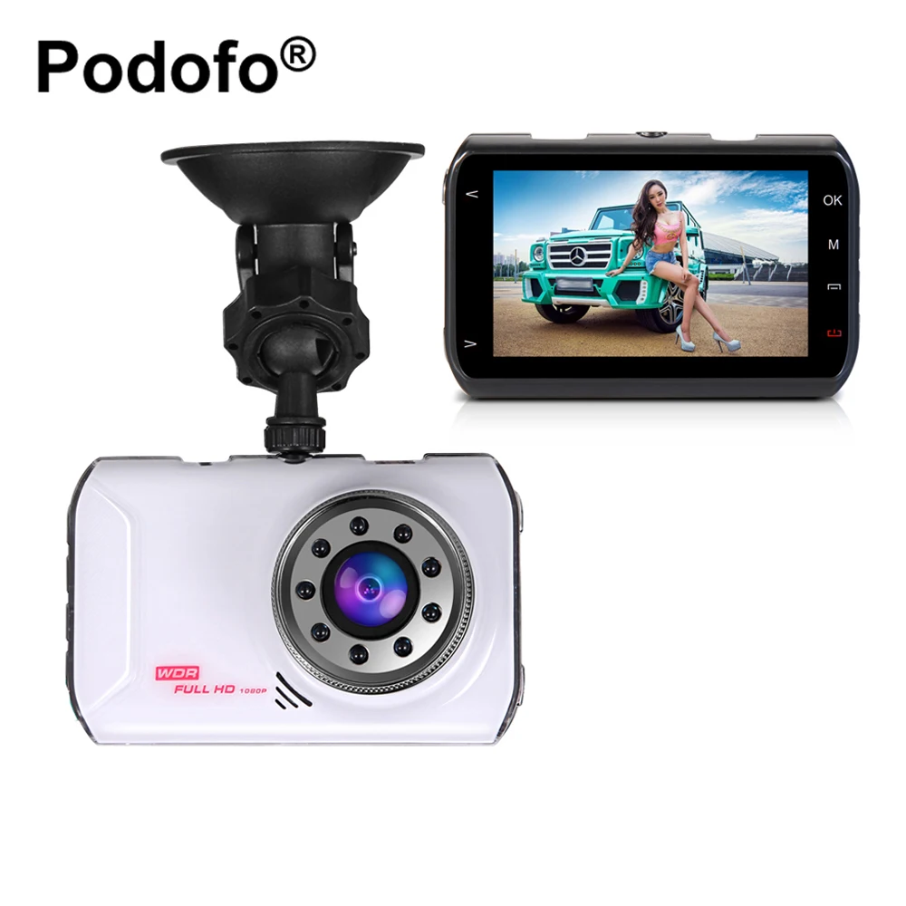 Podofo Novatek 96223 Car DVR 3 Inch Car font b Camera b font FHD 1080P WDR