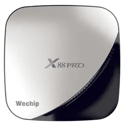 Wechip X88 Pro Android 9,0 ТВ-бокс на Rockchip 3318 2 Гб оперативной памяти, 16 Гб встроенной памяти/4 Гб оперативной памяти, 32 Гб встроенной памяти/64 Гб 2,4 ГГц +
