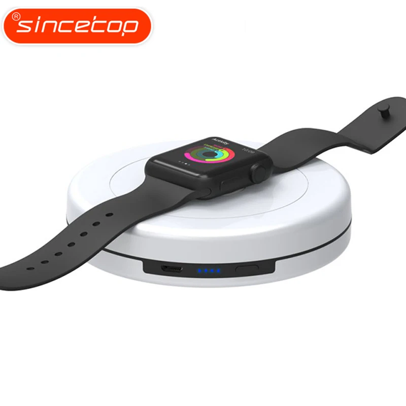 

Wireless Smart Charger Dock for iPhone and for AppleWatch,Built-In Charging Battery Support 2A Quick Charge,Portable Power Bank