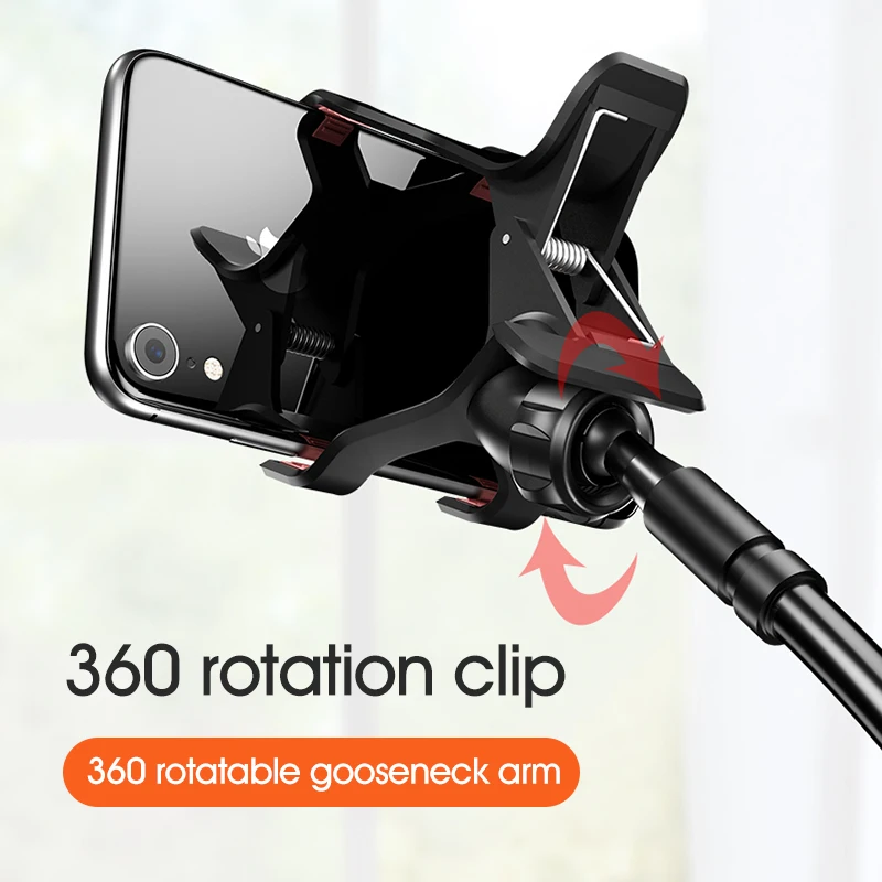 LINGCHEN вращающийся на 360 градусов гибкий держатель для мобильного телефона с длинными ручками Настольный ленивый кронштейн подставка для мобильного телефона для iPhone iPad samsung Xiaomi