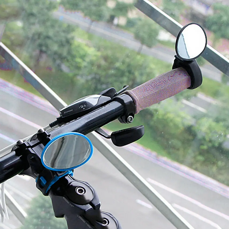 Велосипед Велоспорт Универсальный Регулируемый зеркало заднего вида руль зеркало заднего вида велосипед аксессуары Гибкая безопасности заднего вида