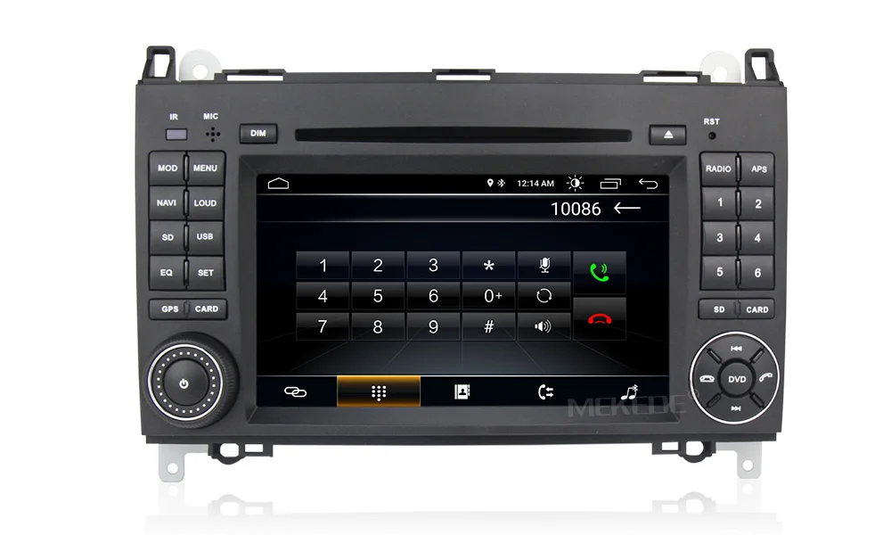 Android 9 для Mercedes/Benz/Sprinter/B200/b-класс/W245/W209 автомобильный dvd, gps, wifi, радио, BT, рулевое колесо, Canbus, 16g карта, микрофон