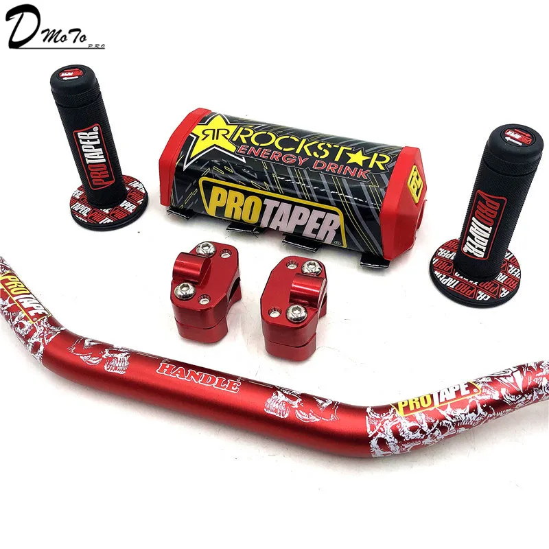 Руль для PRO Taper Pack Bar 1-1/" ручка бар колодки ручки Pit Pro гоночный Dirt Pit велосипед Мотоцикл CNC 28,5 мм адаптер